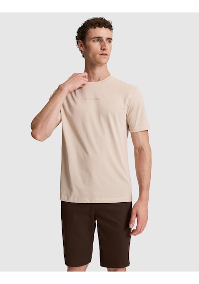Pierre Cardin Erkek Koyu Bej Tişört 50327872-vr088