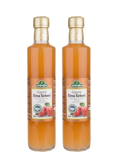Arifoğlu Organik Elma Sirkesi Cam 2 x 500 ML