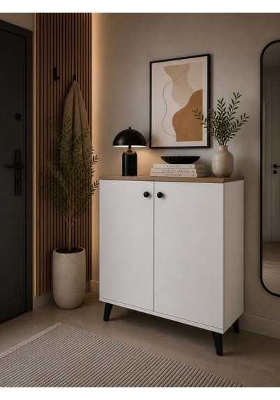 Çeltikçi Model 2 Kapaklı Çok Amaçlı Dolap Ayakkabılık Kitaplık Banyo Dolabı Mutfak Dolabı Beyaz-safir Meşe Çeltikçi Model 2 Kapaklı Çok Amaçlı Dolap Ayakkabılık Kitaplık Banyo Dolabı Mutfak Dolabı Beyaz-safir Meşe