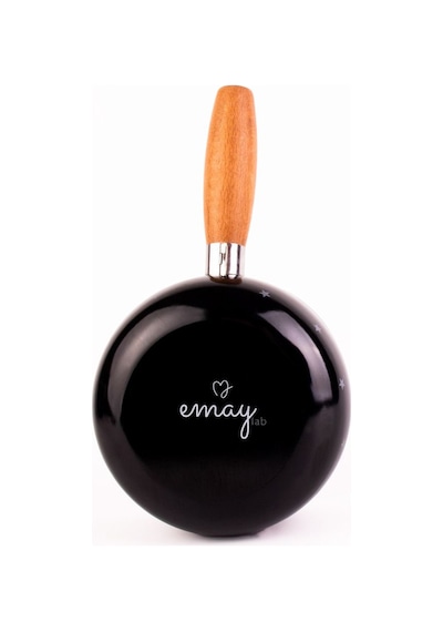 Star Emaye Yıldız Desenli Tava 16cm 1,3 Litre Bej
