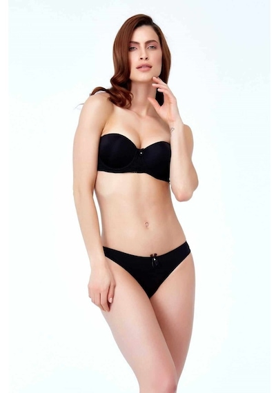 Golshan Ekstra Destekli Push Up Dantelli Straplez Sütyen (549262036)