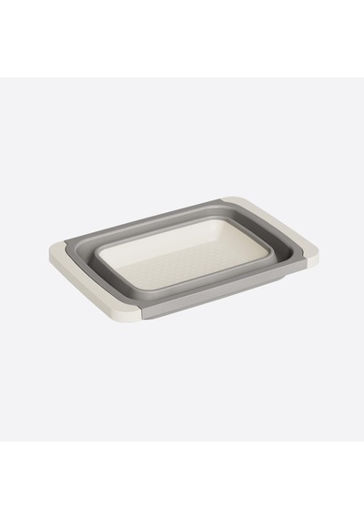 Softchef Katlanır Evye Üstü Süzgeç 6.3 L Ayarlanabilir Teleskopik Tutacaklı, Bpa Free Lavabo İçi Meyve Sebze Yıkama Süzgeci