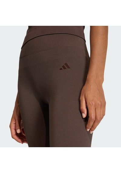 Adidas Workout Essentials Tam Boy Örgü Kadın Tayt Ke5845 Kahverengi
