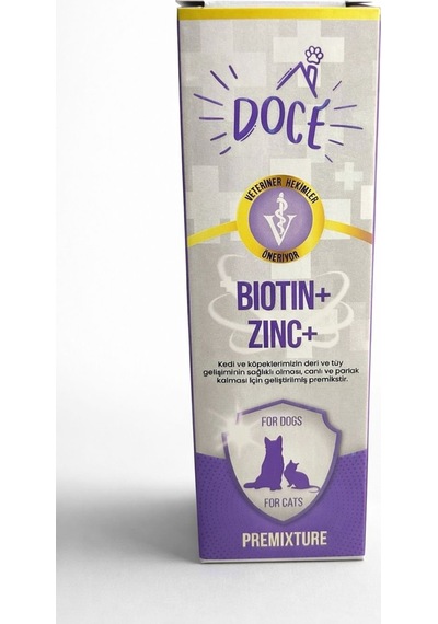 Doce Kedi Köpek Bıotın+, Zınc+ 50 Ml