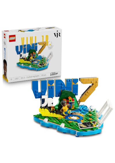 LEGO® Editions Vini Jr. – Unutulmaz Futbol Anları 43027 - 10 Yaş ve Üzeri Çocuklar için Yaratıcı Oyuncak Yapım Seti (510 Parça)