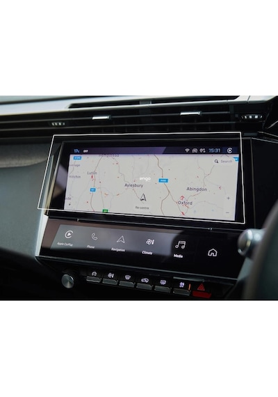 Peugeot 308 10 İnç Mat Ekran Koruyucu Multimedya Şeffaf