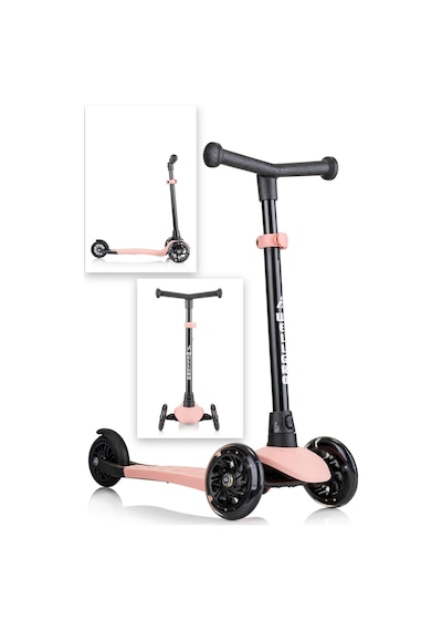 Wellgro Işıklı Scooter, Ayarlanabilir Yükseklik, Ön Tekerleri Işıklı, Pembe Pembe