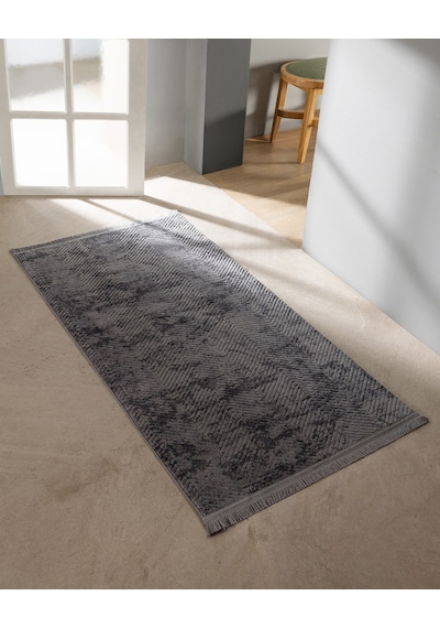 Madame Coco Eze Halı - Antrasit - 80x150 Cm 8684427051504 Gri