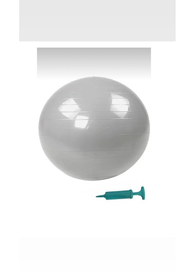 65 Cm Pilates Topu Şişirme Pompalı Plates Denge Yoga Spor Egzer