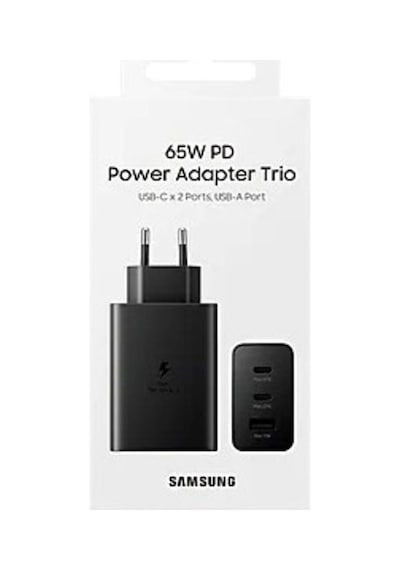 Samsung Uyumlu 3In1 Trio 65W 2Xpd+Usba Ev Tipi Şarj Aleti 3 Çıkışlı T653