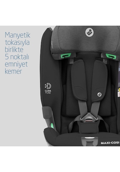 MaxiCosi Titan Pro ISize Adac'lı 936 Kg Çocuk Oto Koltuğu Authentic Black
