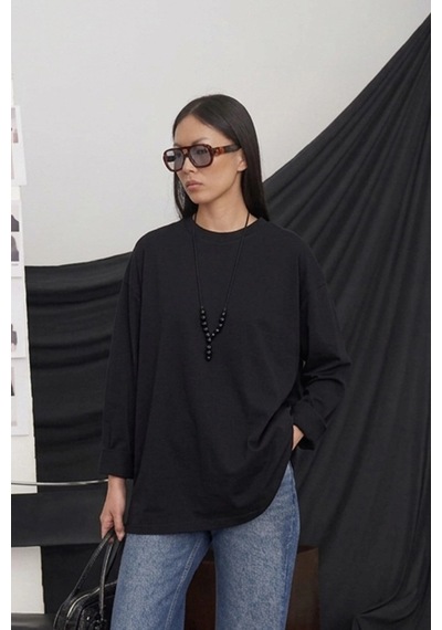 Kadriye Baştürk Helei Basic T-shirt Siyah