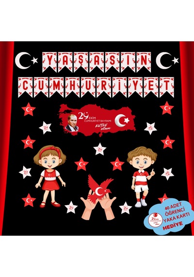 Yaşasın Cumhuriyet Bristol Baskı Pano
