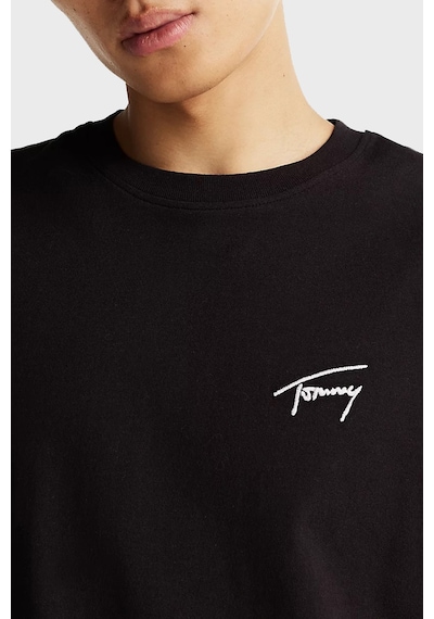 Tommy Jeans Erkek T Shirt Dm0dm21140 Bds Siyah