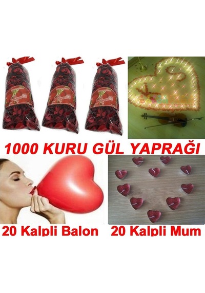 Sevgiliye Sürpriz Doğum Günü Kafede Evde Masa Süsleme Paketi