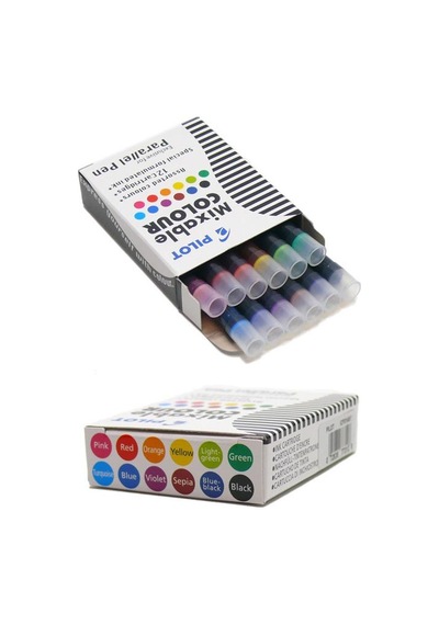 Pilot Parallel Pen Kartuş 12 Adet   Farklı Renk