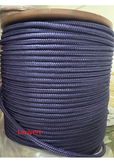 Renkli Iskota Halat 10Mm 10 Metre Lacivert