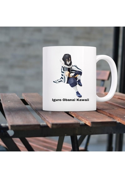 Anime Demon Slayer Iguro Obanai Kawaii Tasarımlı Kupa Bardak Çok Renkli
