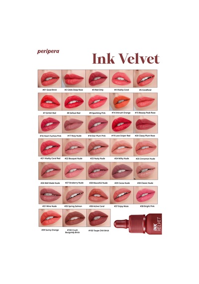 Perıpera Ink Velvet 8 Sellout Red 8