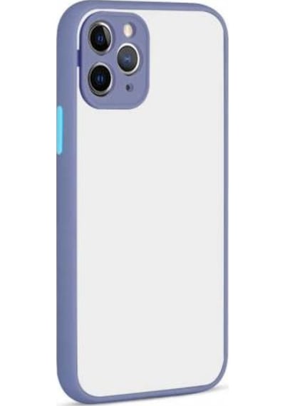 Apple Uyumlu iPhone 12 Pro Max Kılıf Zore Hux Düğme Ve Kapak Zıt Renk Kılıf