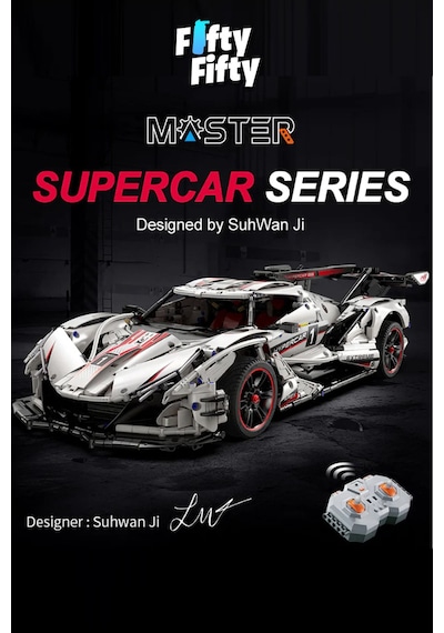 Cada V12 Hypercar -c61053w 4449 Parça Profesyonel Oyuncak Yapım Seti
