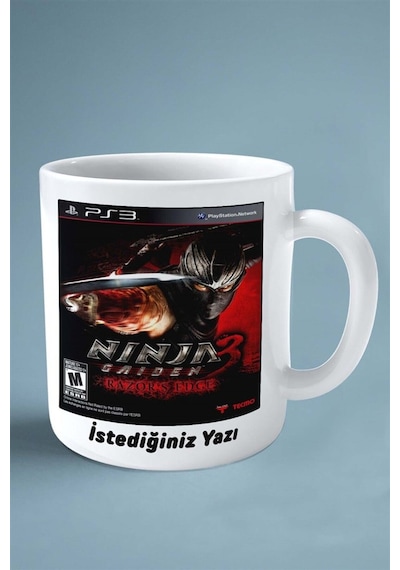 Ninja Gaiden Oyun Baskılı Kupa Bardak Çift Taraflı Baskı Kişiye Özel Model 1 Çok Renkli