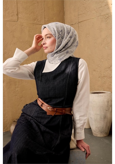 Silk Home Soft Eşarp 73099-04 Gümüş, Gri, Füme