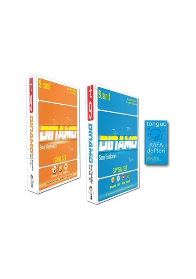 Tonguç 9. Sınıf Dinamo Soru Bankası Sözel Sayısal Set 7 Kitap
