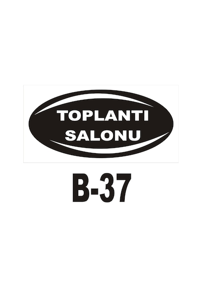 Pvc Dekota Uyarı - Ikaz Levhası Toplantı Salonu Yazılı (261327688)