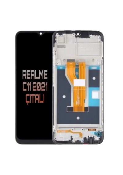 Oppo Realme C11 2021 Lcd Ekran Dokunmatik Çıtalı Servis Rmx3231