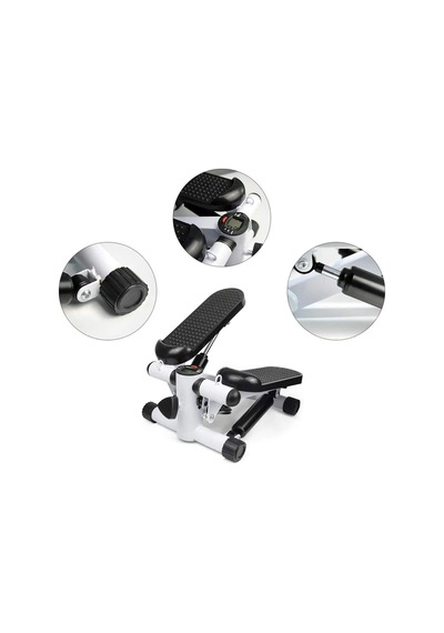 Sports Max Fit Multi Stepper Direnç Lastikli Mini Stepper Çift Amartisörlü