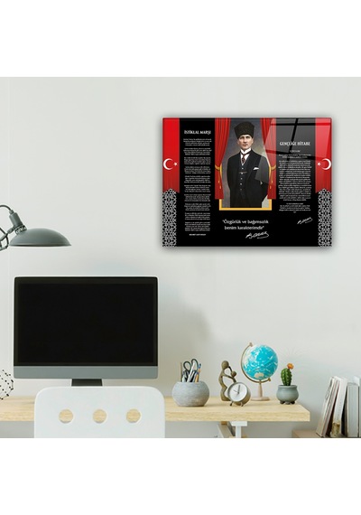 Decorita Cam Tablo | Atatürk Serisi 5