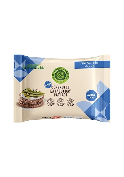 Glütensiz Fabrika Çörekotlu Karabuğday Patlağı 24 G
