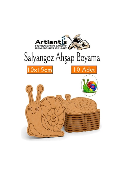 Ahşap Boyama Böcekler 10 Adet 10x15cm Boyama Böcek Figürleri Etkinlik Çocuk Gelişim Motor Beceri Kreş Anasınıfı Turuncu