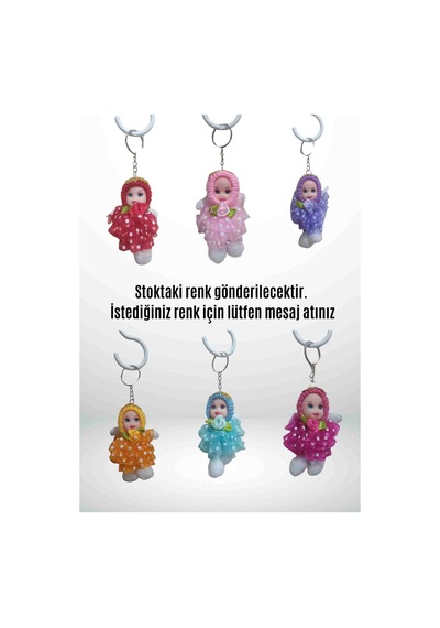 Anahtarlık Bebek Modeli Tütü - Şirin Tasarım