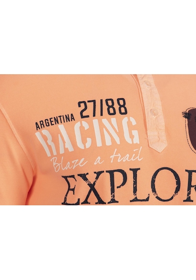 AR-MA Arma Erkek Regular Fit Polo Yaka Tişört Y0tyo7179 Turuncu