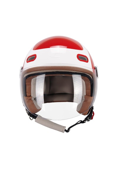 Cgm 191g Pix Sprint Rosso Bianco Lunga Açık Kask Kırmızı-beyaz