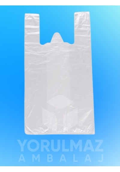 Doku Şeffaf Orijinal Atlet Poşet Orta Boy 28 36 Cm Kalın & Dayanıklı Market-manav Poşeti 1 Kg