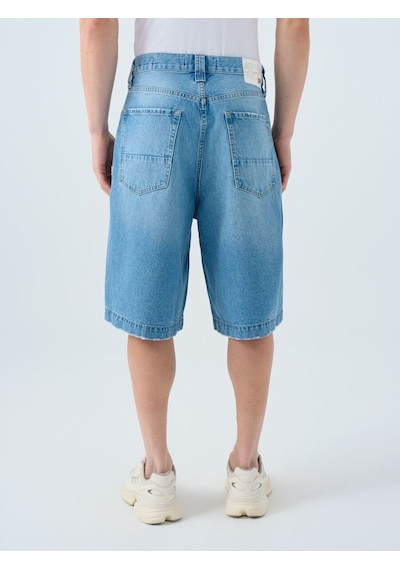 LOFT Baggy Fit Erkek Şort Lf2039625 Q1.v1 Denim