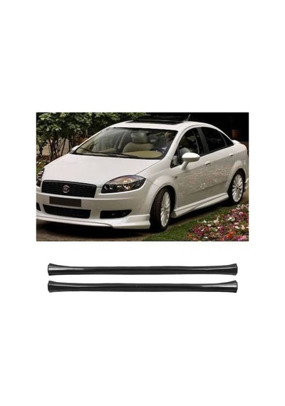 Fiat Linea Yan Marşpiyel Seti Mat Siyah Plastik 2 Adet 2009 2010 2011 2012 2013 2014 2015 2016