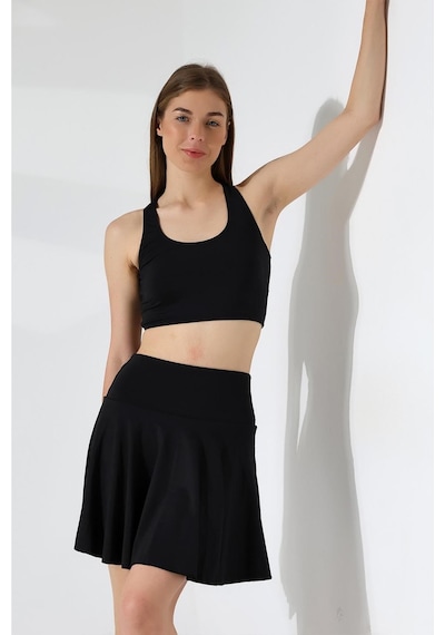Life For Moda Yüksek Bel Şortlu Etek Bikini Altı Mayo Esnek Kumaş Plaj & Spor Şort Etek Siyah Siyah Life For Moda Yüksek Bel Şortlu Etek Bikini Altı Mayo Esnek Kumaş Plaj & Spor Şort Etek Siyah Siyah