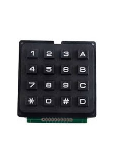 4X4 Siyah Tuş Takımı (Keypad)