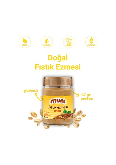 Fıstık Ezmesi Vegan 3'lü