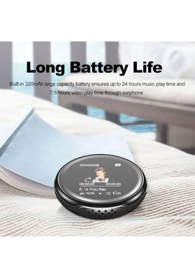 Ruizu M1 Mini Hoparlörlü Bluetooth Mp3 Çalar 16gb