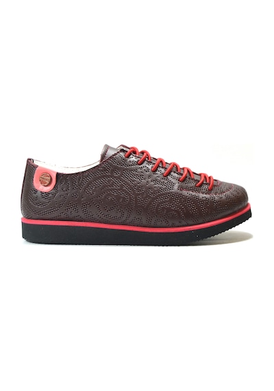 Mini Angel 211 Deri Bordo Lastik Bağ Casual Kız Çocuk Ayakkabı Bordo
