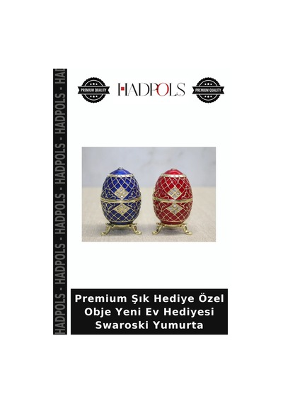 Premium Şık Hediye Özel Obje Yeni Ev Hediyesi Swaroski Yumurta