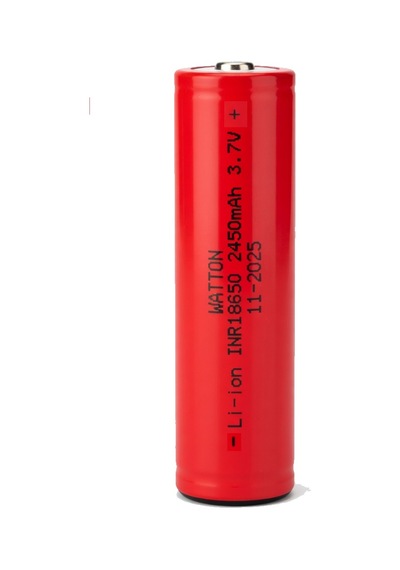 Özel Seri Cihaz Bataryası Enerji Kaynağı 18650 2450mah 3.7v Li-ion Şarj Edilebilir Pil Wt-ınr18650