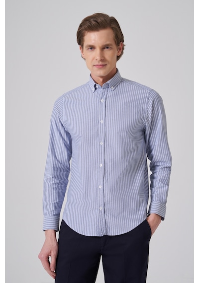 Morven Erkek Lacivert Pamuk Trend Çizgili Dynamic Fit Düğmeli Yaka Gömlek 26ms004028200 Lacivert Morven Erkek Lacivert Pamuk Trend Çizgili Dynamic Fit Düğmeli Yaka Gömlek 26ms004028200 Lacivert