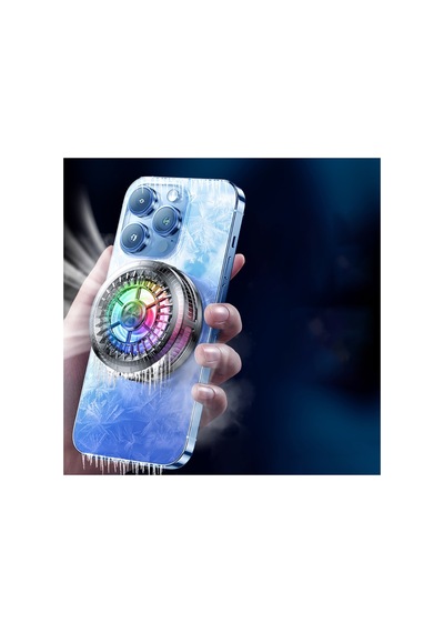 Telefon Sogutucu Fan Rgb Işıklı Gaming Telefon Soğutucu Pugb Oyun İçin Hızlı Soğutma Aparatı