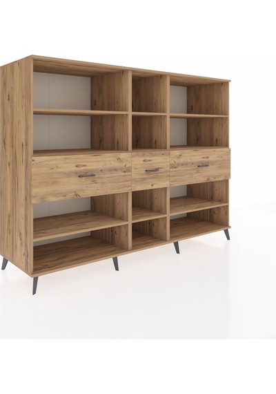 Kronos Dolap 9 Raflı 3 Çekmeceli 220x59x163 Çam-çam Çam-çam Kronos Dolap 9 Raflı 3 Çekmeceli 220x59x163 Çam-çam Çam-çam